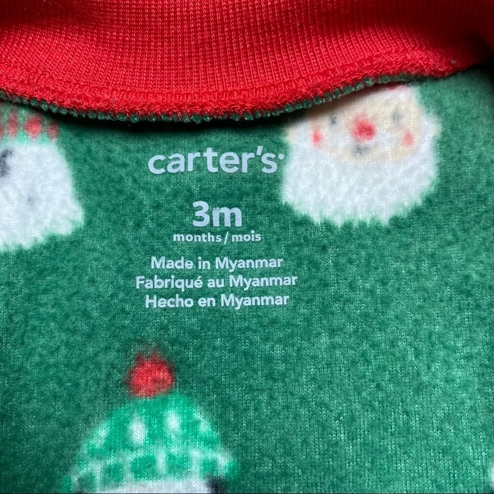 Carter’s 3 Month Christmas Footie Pajamas